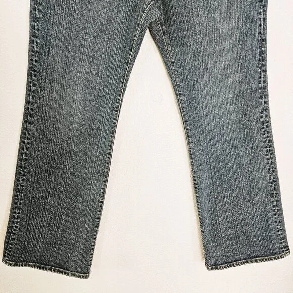 GAP Women Low Rise Boot Cut Y2K Western Jeans Size 12A - Picture 4 of 7